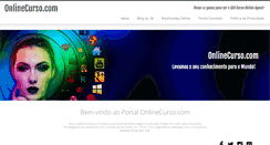 Desktop Screenshot of onlinecurso.com